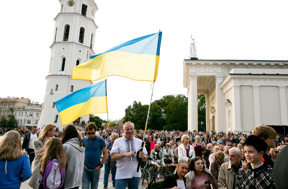 Koncerto „Už mūsų ir jūsų laisvę“ akimirka