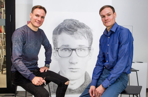 Remigijaus ir Algirdo Gataveckų projekto „ART, ART ir ART“ pristatymo akimirka