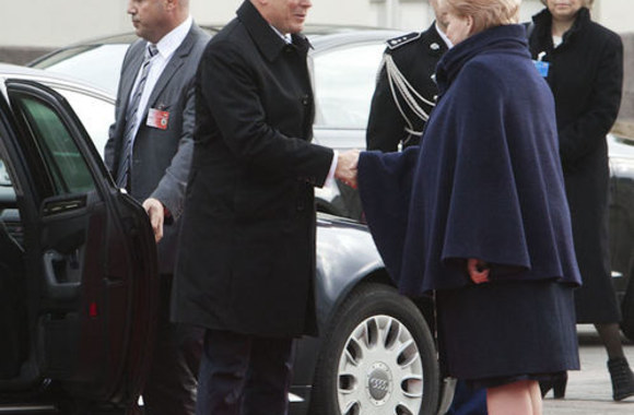 Monako kunigaikštis Albertas II ir Lietuvos prezidentė Dalia Grybauskaitė