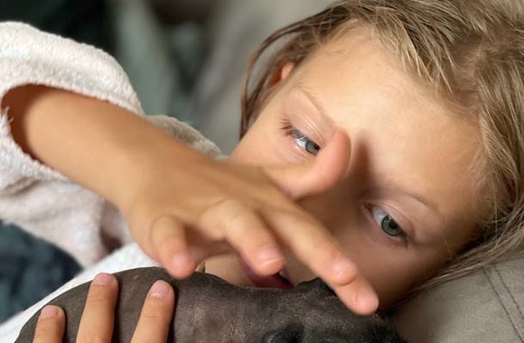 Arno Jurskio ir Karolinos Liukaitytės dukra Lukrecija / Asmeninio albumo nuotr.

