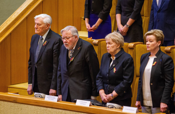 Seime iškilmingai paminėta Nepriklausomybės atkūrimo diena