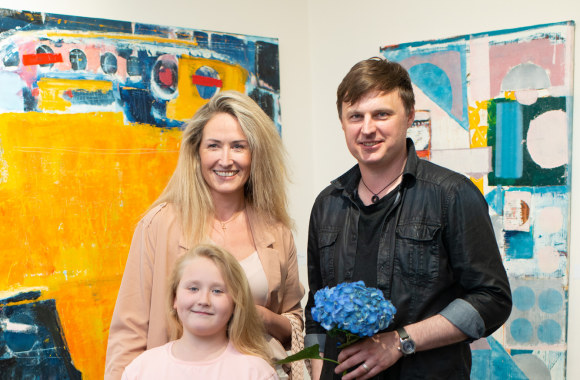 Eigirdo Scinsko „Raw colors“ parodos atidarymas 