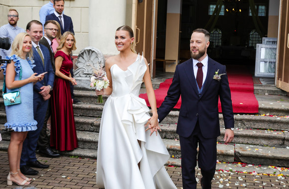 Mantvydas Leknickas vedė Gintarę Povilaitytę/Teodoro Biliūno/„ŽMONĖS foto“ nuotr.