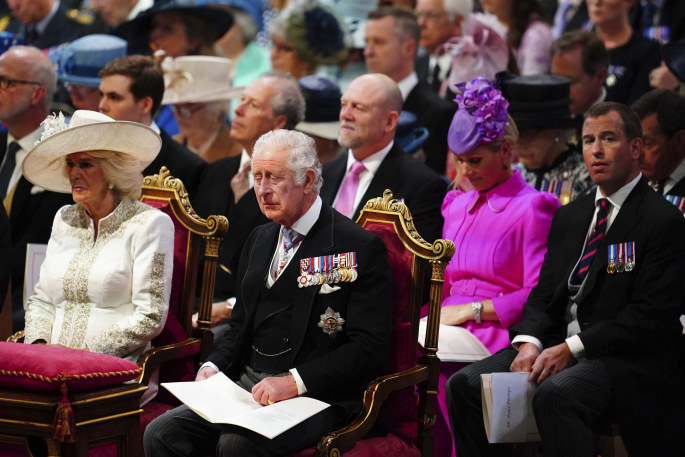 Pamaldos Londone už platininį valdymo jubiliejų mininčią Elizabeth II / „Scanpix“ nuotr.

