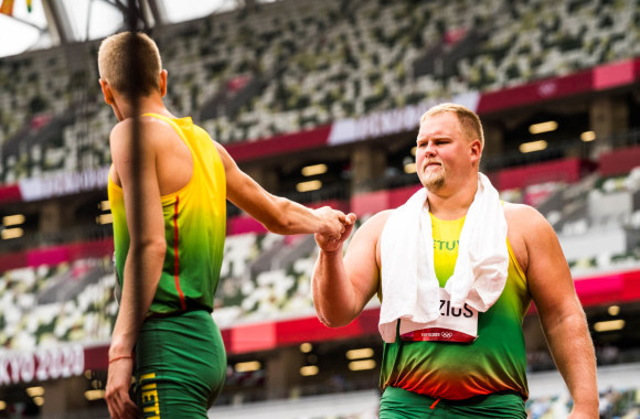 Andrius Gudžius Tokijo olimpinių žaidynių atrankos varžybose / Kipro Štreimikio nuotr.
