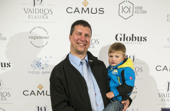 Iškilmingo renginio akimirka