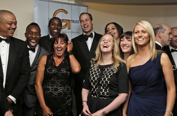 Princas Williamas (centre)