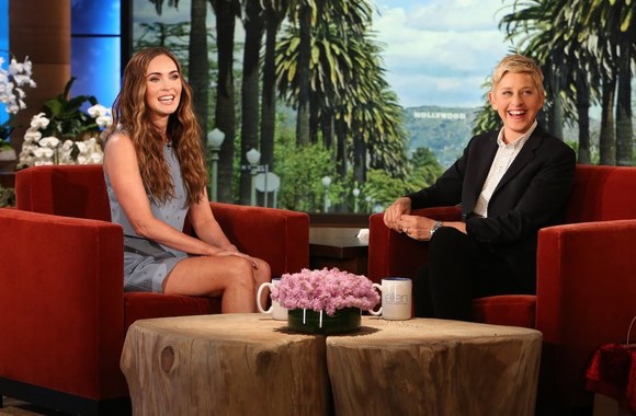 VIDEO kadras: Megan Fox Ellen DeGeneres pokalbių laidoje