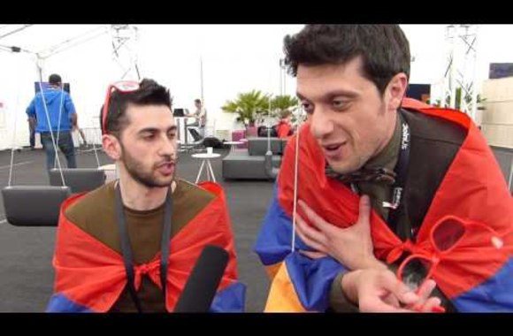 VIDEO kadras: Wiwibloggs Interview: Aram MP3 from Armenia