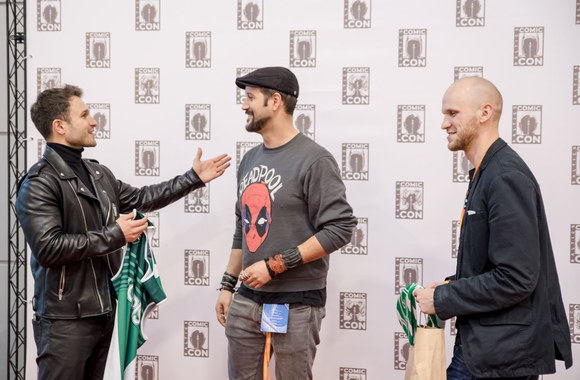 Renginio „Comic Con Baltics“ akimirka