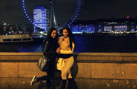 Greta Lebedeva ir Indrė Burlinskaitė Londone