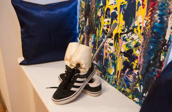 Antradienį galerijoje "Arka" pristatyta Monishos Art paroda.