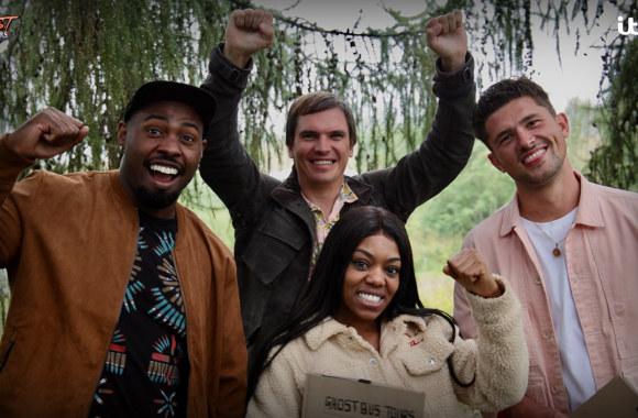 Kadrai iš komedijos „Ghost Bus Tours“ filmavimo Lukiškių kalėjime