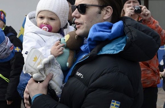 Princas Danielis su mažąja princese Estelle