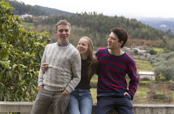 Filmo „Nuo Lietuvos nepabėgsi“ filmavimas, Romas Zabarauskas (dešinėje)