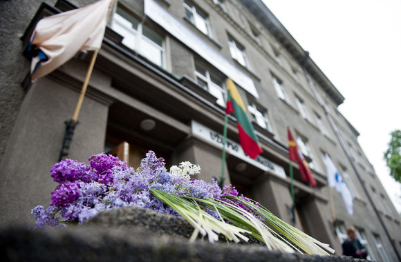 Užupio gimnazijos 70 metų jubiliejaus šventės akimirka