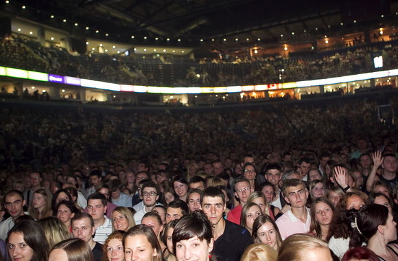 Akimirka iš Bryano Adamso koncerto