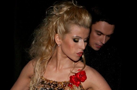 Rūta Mikelkevičiūtė su šokių partneriu Adomu