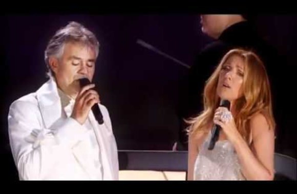 VIDEO kadras: Andrea Bocelli & Celine Dion - The Prayer