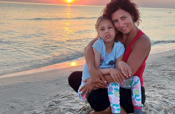 Asta Kuktienė su dukra Austėja / Asmeninio albumo nuotr.