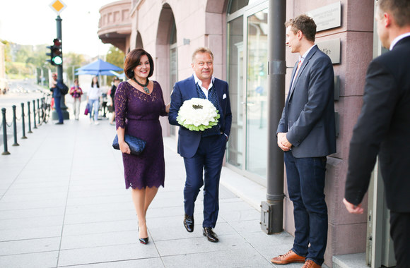 Rimantas Perveneckas su žmona Vilija