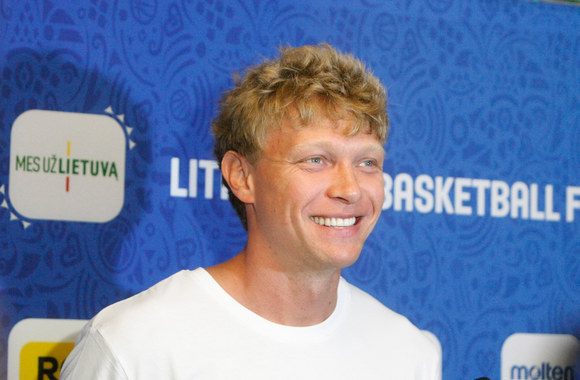 Palangoje į treniruočių stovyklą rinkosi vyrų krepšinio rinktinės žaidėjai/V. Liaudanskio nuotr.