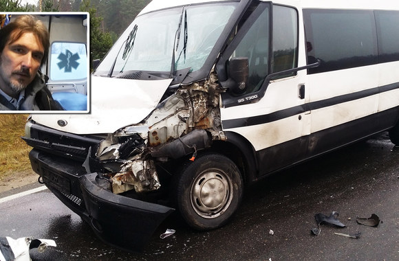 „DiArchy“ magijos teatro artistas Arvydas Gaičiūnas pateko į avariją