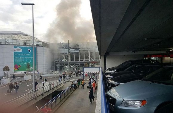 Sprogimas Briuselio oro uoste