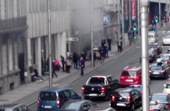 Sprogimas Briuselio metro stotyje