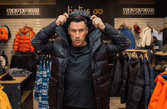 Saulius Skambinas, Mino, Nerijus Juška, Dainius Martinaitis tapo drabužių modeliais/Loretos Kondratės nuotr.