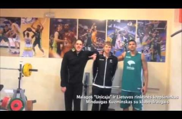 VIDEO kadras: Krepšinio ir muzikos žvaigždės palaiko Astą ir Saulių \"Šokiuose ant ledo\"