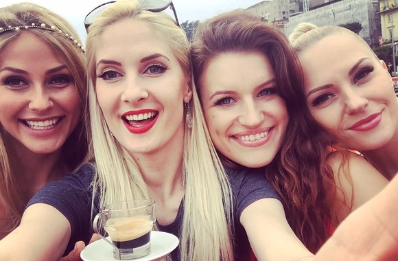 Ginta Biku, Kristina Ivanova, Emilija Katauskaitė ir Laura Navikaitė