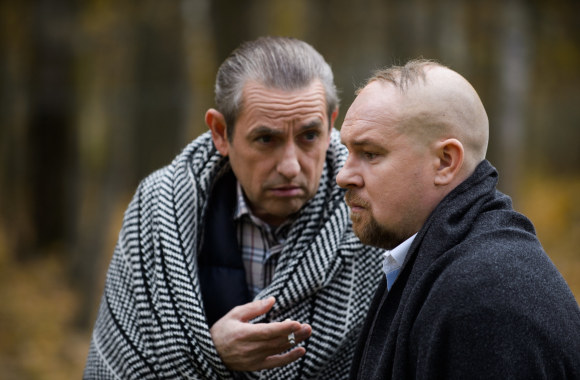 Arūnas Sakalauskas ir Ramūnas Cicėnas filme „Patriotai“