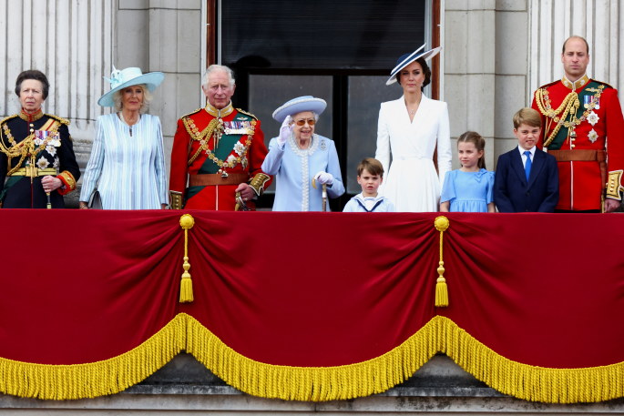 Elizabeth II viešpatavimo platininio jubiliejaus iškilmės / „Scanpix“ nuotr.