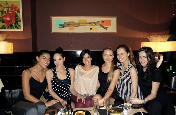 Fernanda Carvalho, Barbara Gonzalez, Maria Bata, Helen Adamson, Asta Valentaitė ir Mariam Kublashvili