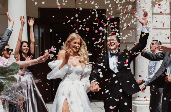 Roko Naruševičiaus ir Ievos Dranickaitės vestuvės / Loretos Kondratės nuotr.
