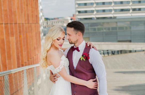 Justinas Barkus su žmona Solveiga / Asmeninio albumo nuotr.