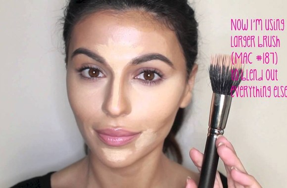 VIDEO kadras: Veido kontūravimo pamokėlė