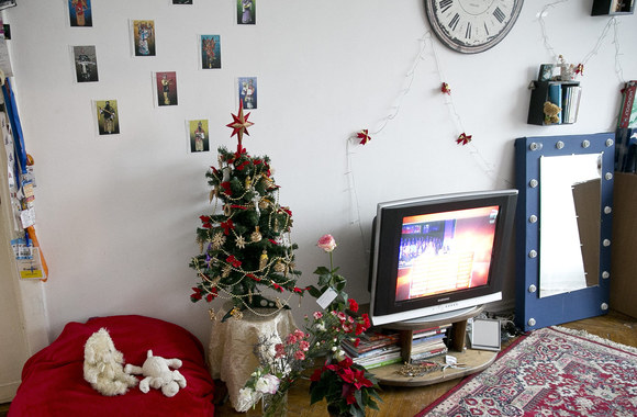 Kalėdinės puošmenos Kristinos Tarasevičiūtės namuose