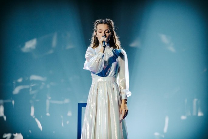 Graikijos atsovė „Eurovizijoje'22“ Amanda Georgiadi Tenfjord / EBU nuotr.