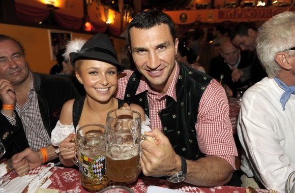 Vladimiras Kličko ir jo mergina amerikietė aktorė Hayden Panettiere