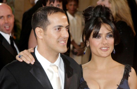 Salma Hayek su broliu Sami Hayeku