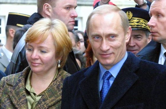 Vladimiras Putinas su žmona Liudmila (2003)