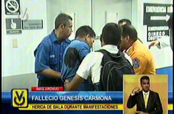 VIDEO kadras: Televizijos reportažas apie Genesis Carmoną iš ligoninės