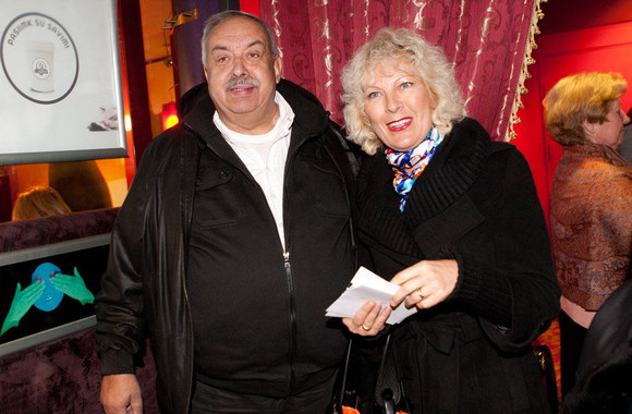 Adolfas Večerskis su žmona Viola