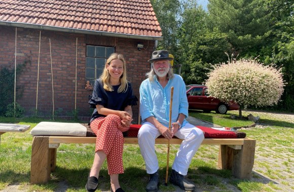 Menininkė Rūta Jusionytė savo darbus pristato Vokietijoje / Asmeninio archyvo nuotr.