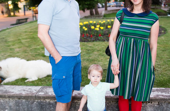 Kristina Savickytė Damanskienė su vyru