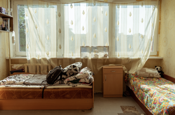 Bendrabučio kambario interjeras prieš pokyčius/Organizatorių nuotr.