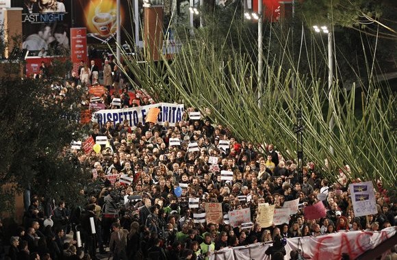 Prieš Romos kino festivalio atidarymą
