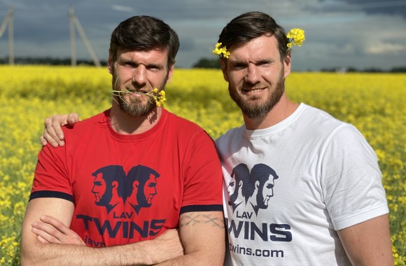 Darjušas ir Kšištofas Lavrinovičiai / Asmeninio albumo nuotr.